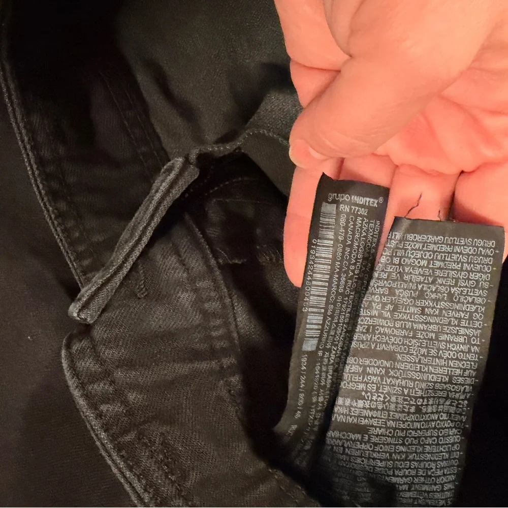 Zara Black High-Waist Wide-Leg Jeans - Picture 5 of 6